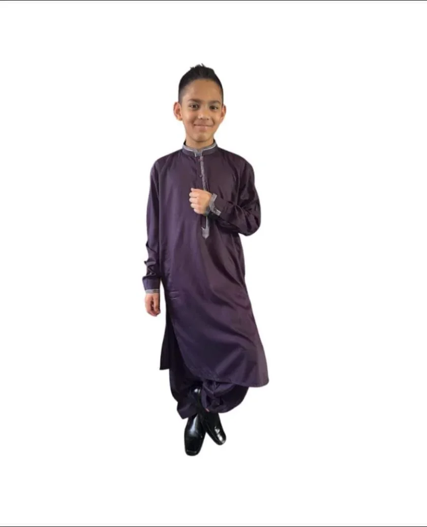 Shalwaar Kameez Auberginepaars