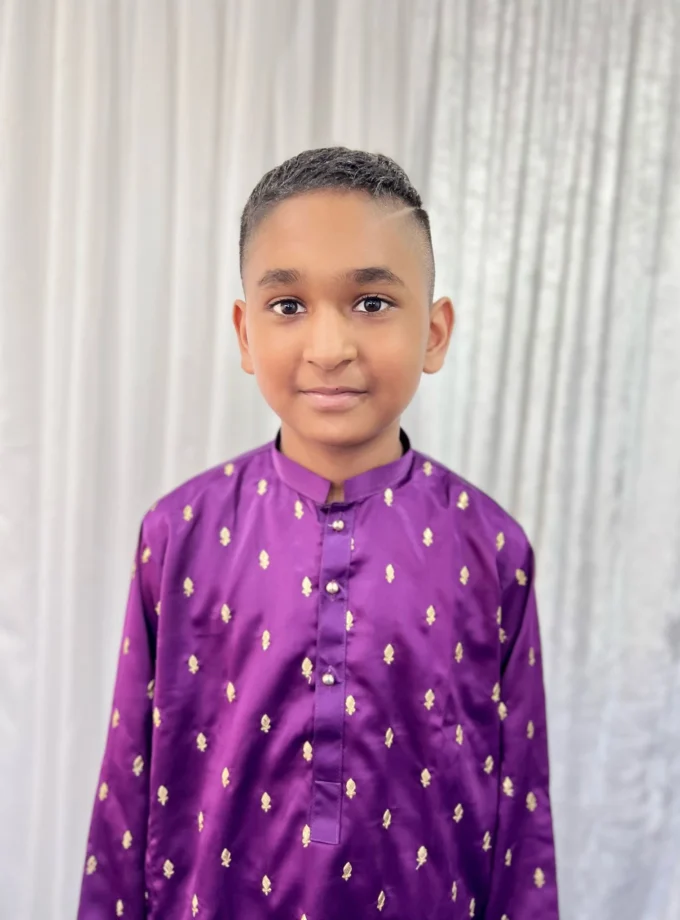 Kurta Pyjama Silk Paars