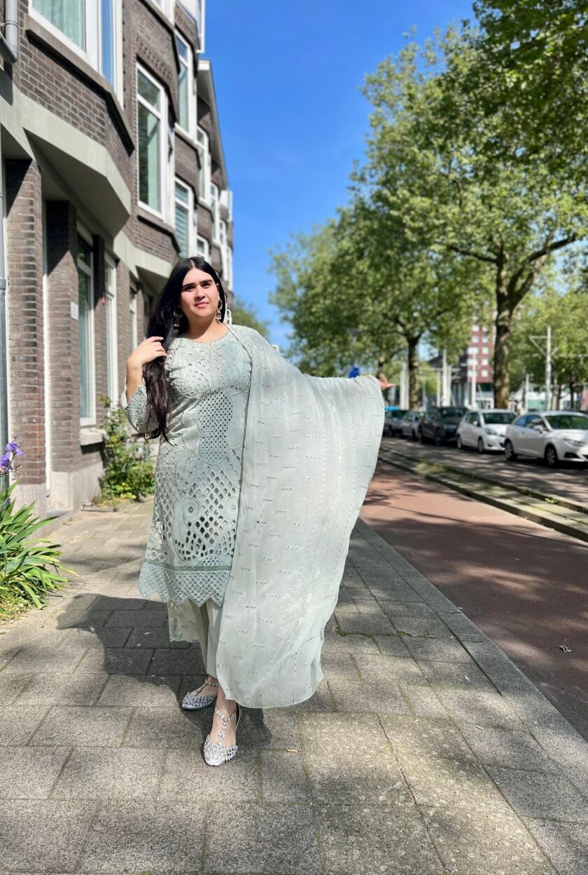 Chickenkari suit mintgroen