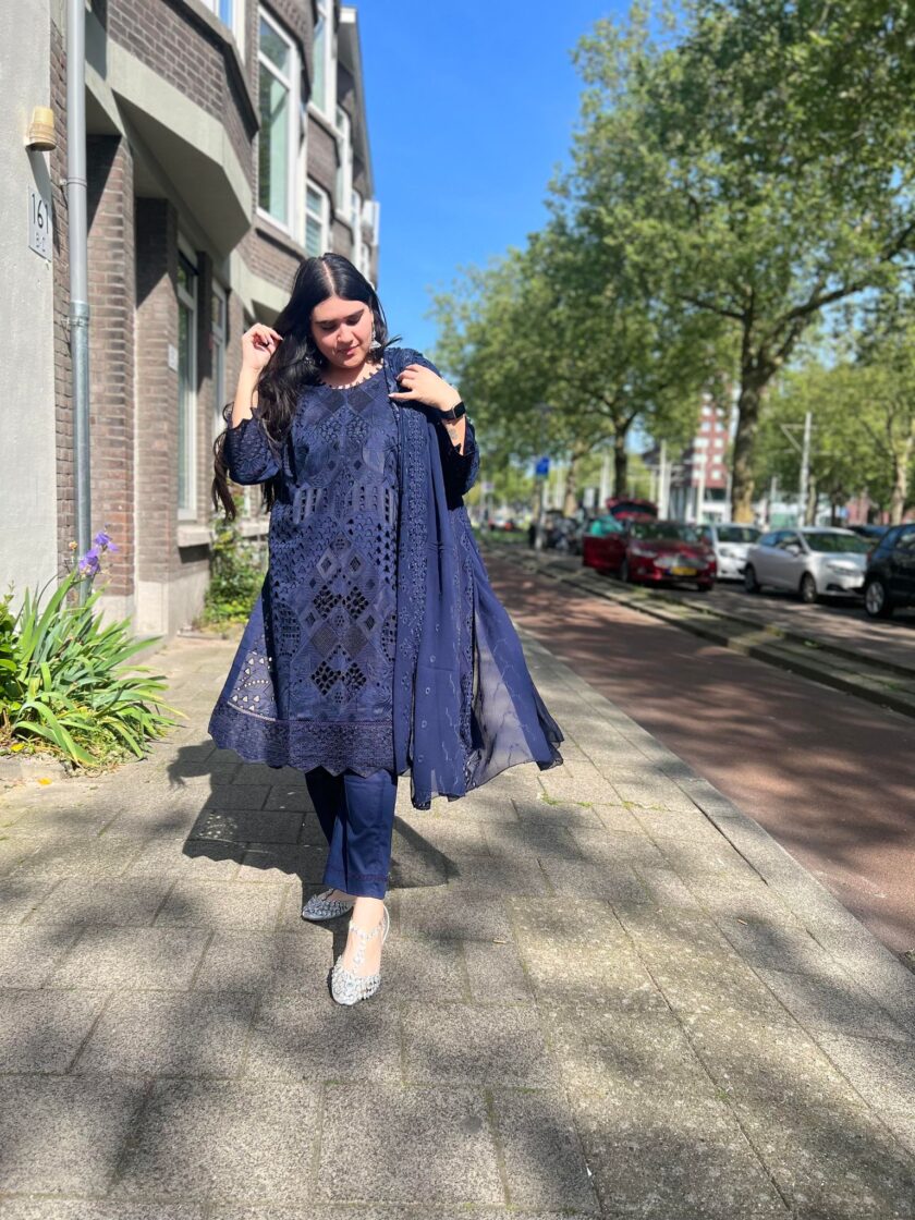 Chickenkari suit navy blue - Afbeelding 4