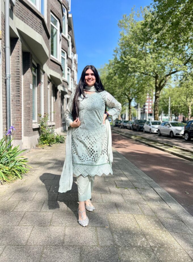 Chickenkari suit mintgroen