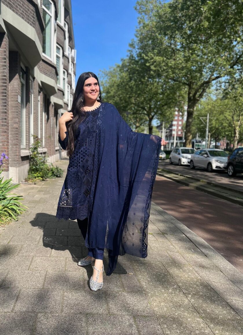 Chickenkari suit navy blue - Afbeelding 2