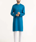 Gul Ahmed kurta basic blue kurta maat S en M - Afbeelding 5