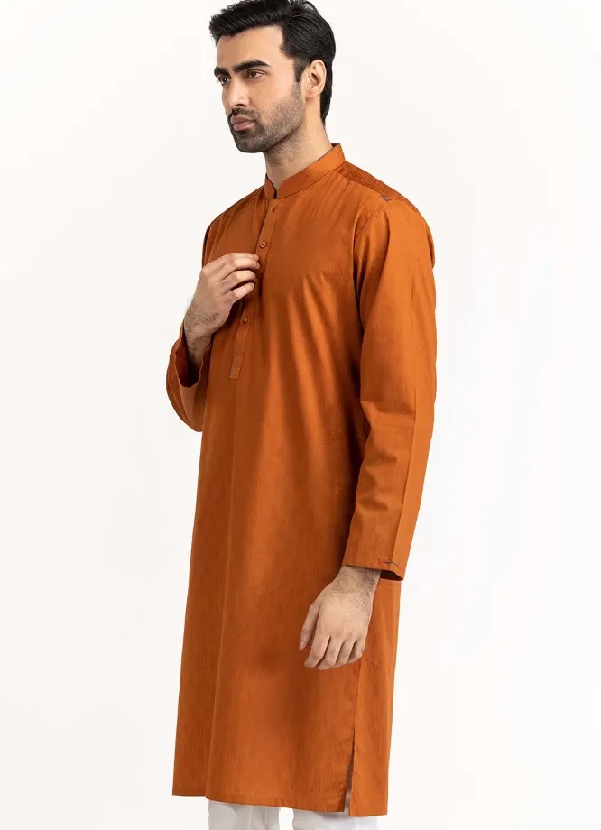 Gul Ahmed kurta styling rust maat S 7246