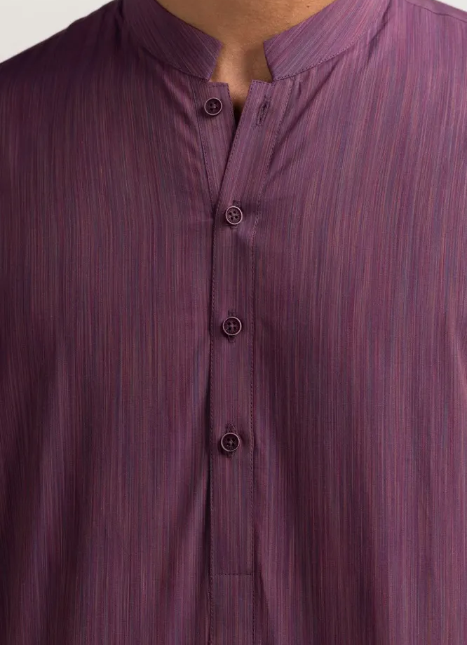 Gul Ahmed kurta basic paars maat S en M 7242