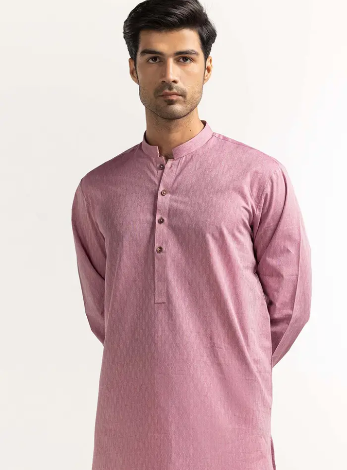 Gul Ahmed pink styling kurta maat S en M