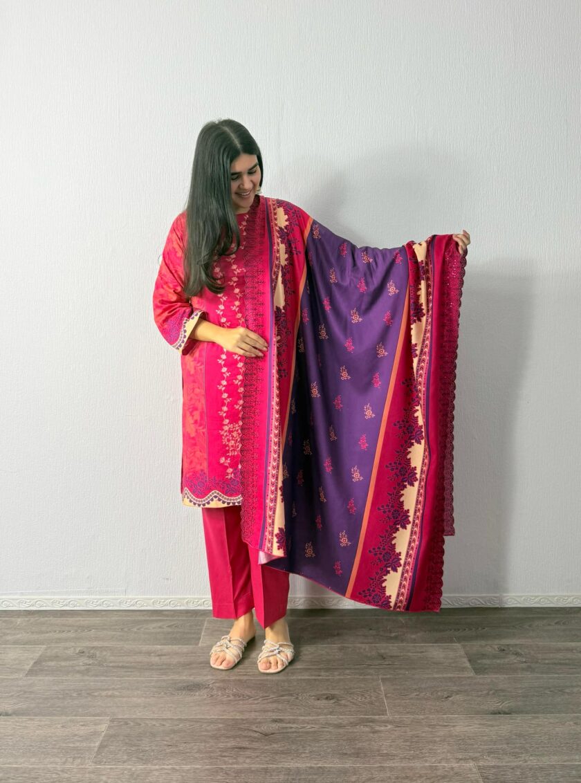 Linnen suit fuchsia - Afbeelding 4