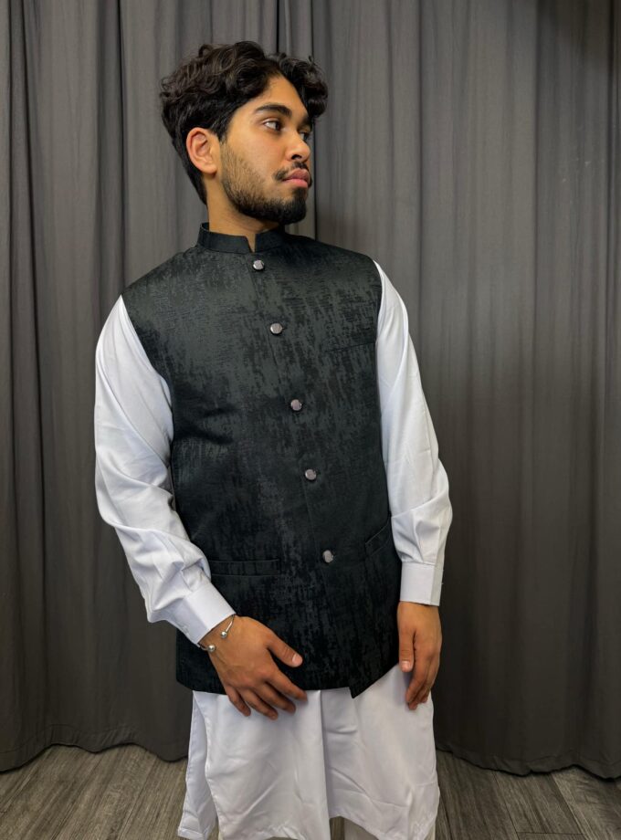 Waistcoat zwart artikel 9421