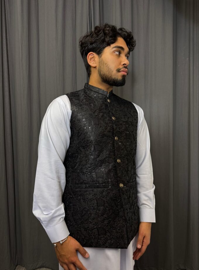 Waistcoat zwart artikel 9461