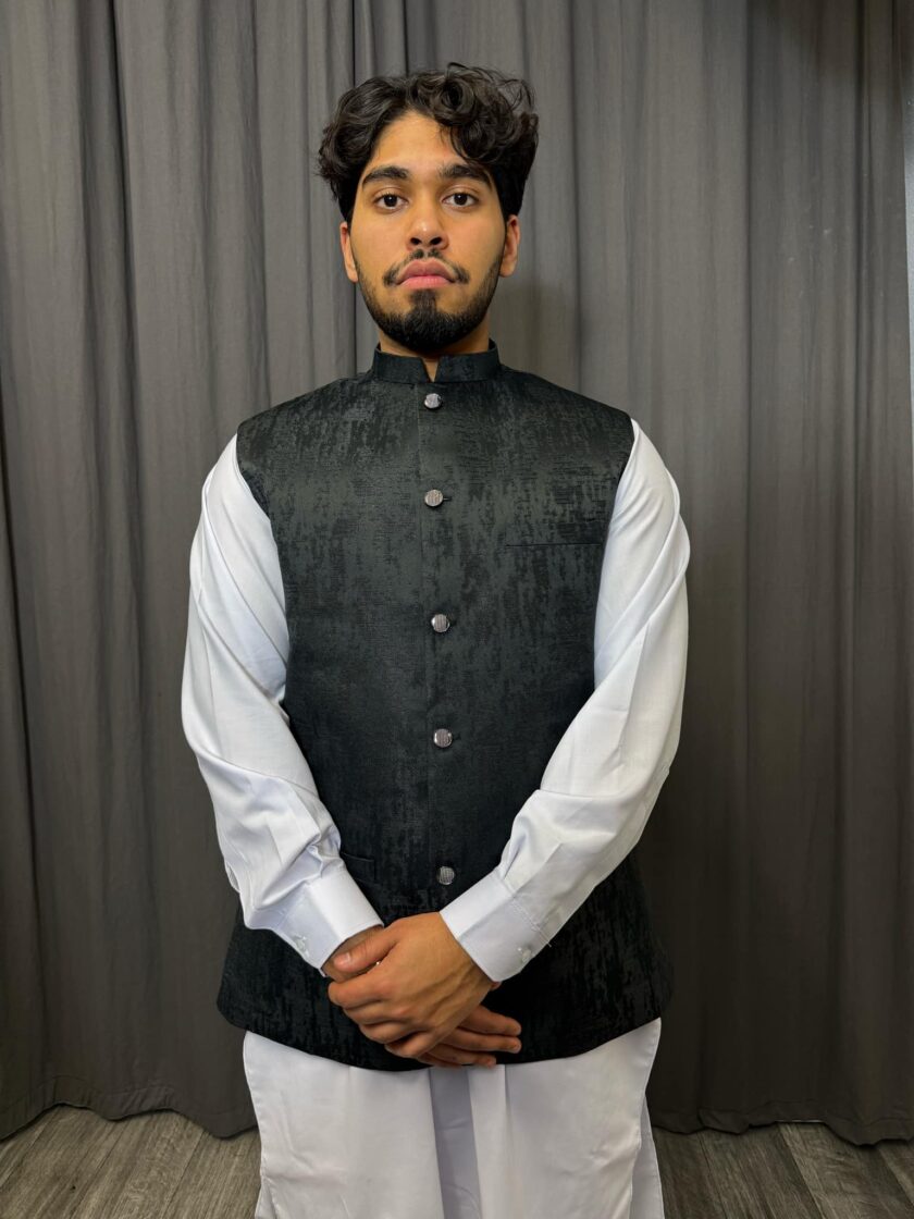 Waistcoat zwart artikel 9421
