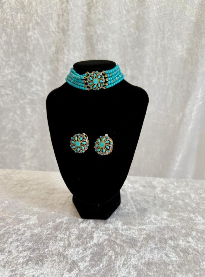 Sieradenset turquoise 01534