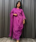 Lawn suit jacquard print met chiffon dupatta - Afbeelding 3