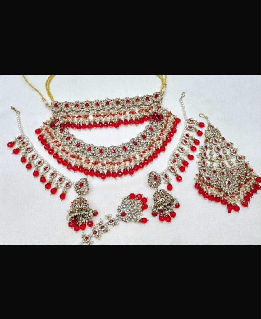 Bridal jewellery goud met wit - Afbeelding 2