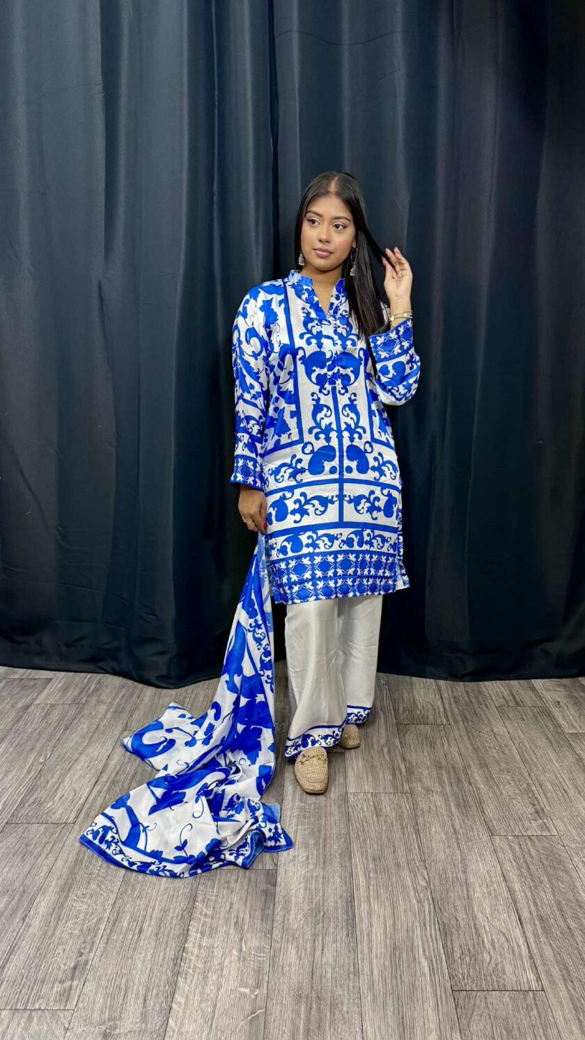 Driedelige silk suit 0043