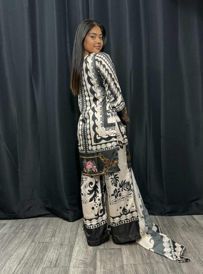 Driedelige silk suit 0044