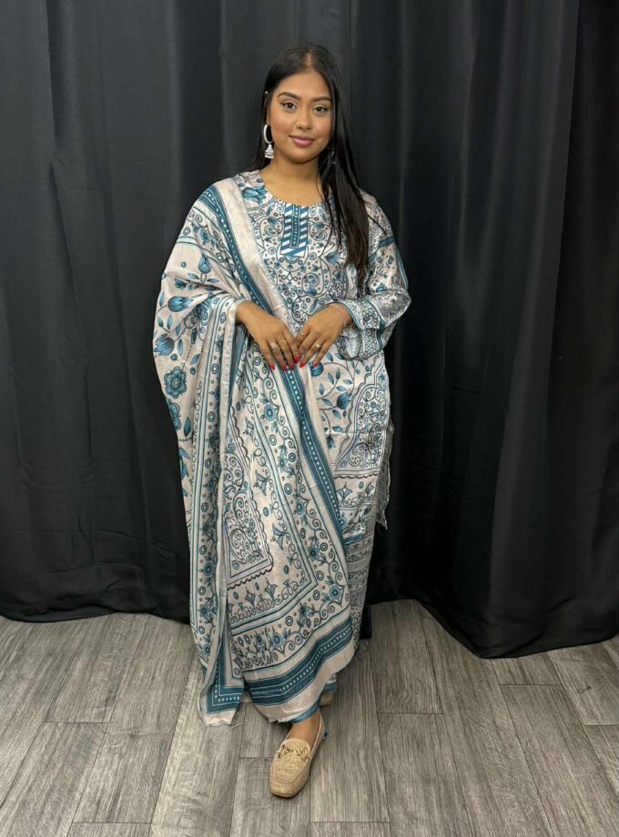 Driedelige silk suit 0040