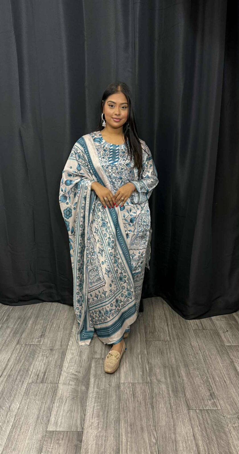 Driedelige silk suit 0040 - Afbeelding 3