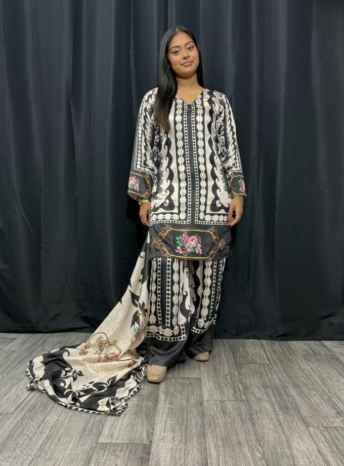 Driedelige silk suit 0044