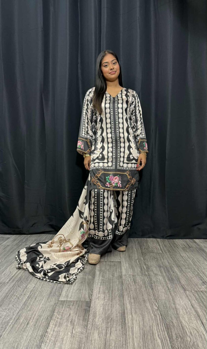 Driedelige silk suit 0044 - Afbeelding 3