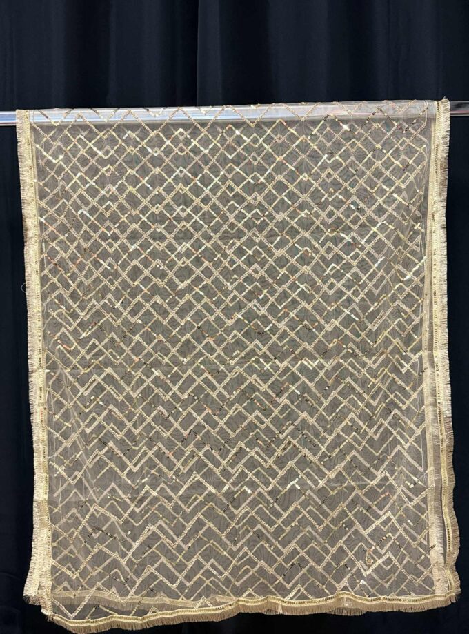 Dupatta goud 01551