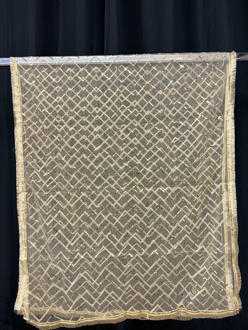 Dupatta goud 01551