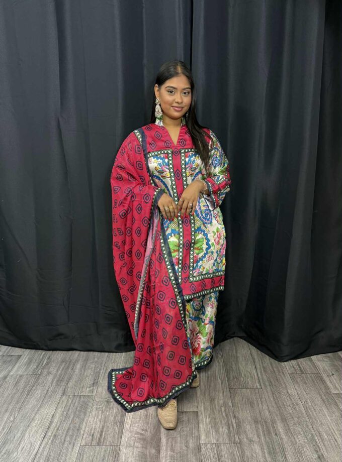 Driedelige silk suit 0042