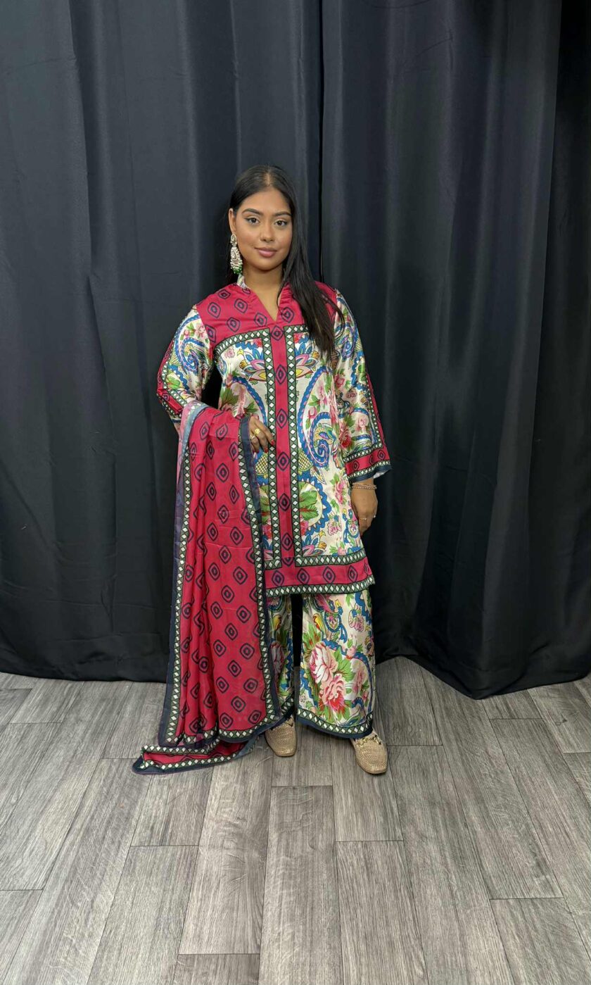 Driedelige silk suit 0042 - Afbeelding 3