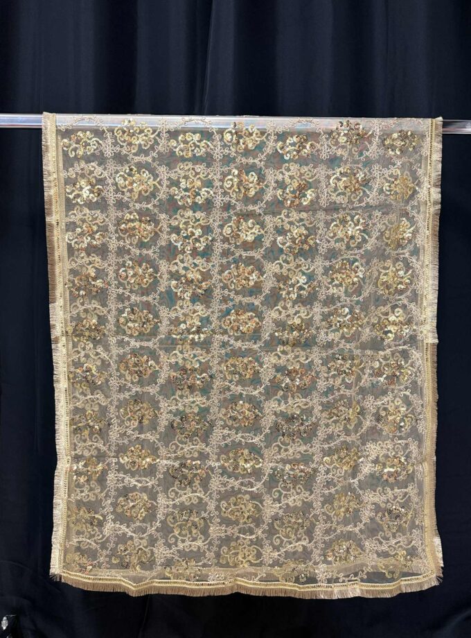 Dupatta goud 01552