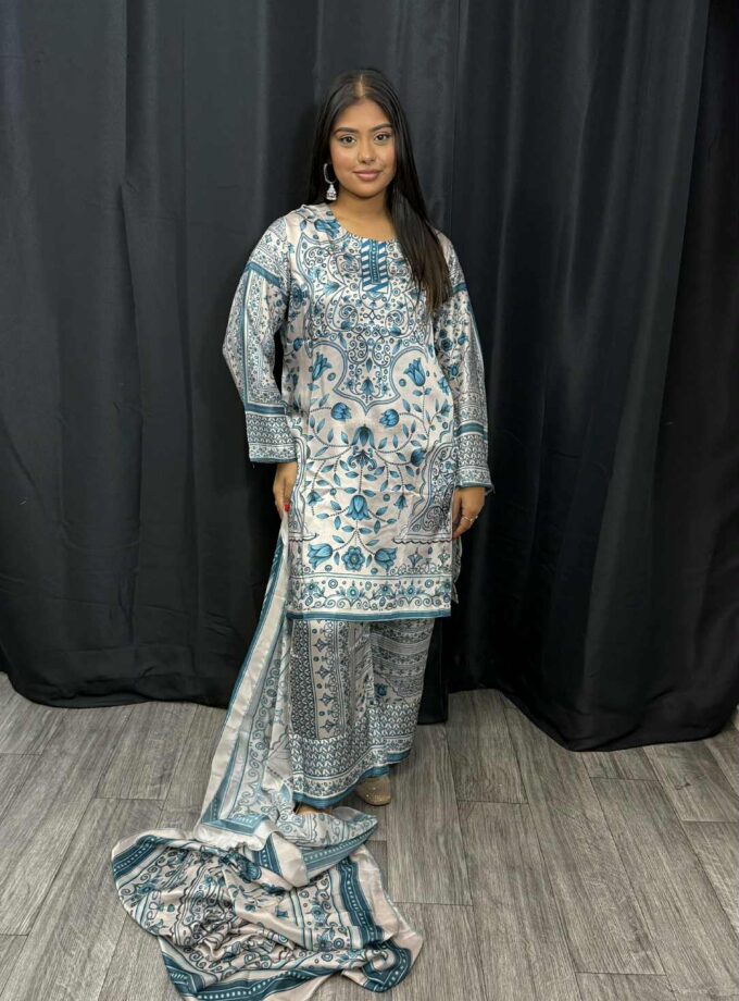 Driedelige silk suit 0040