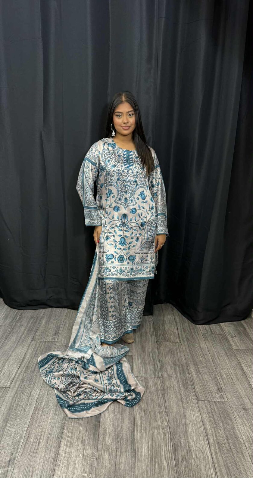 Driedelige silk suit 0040