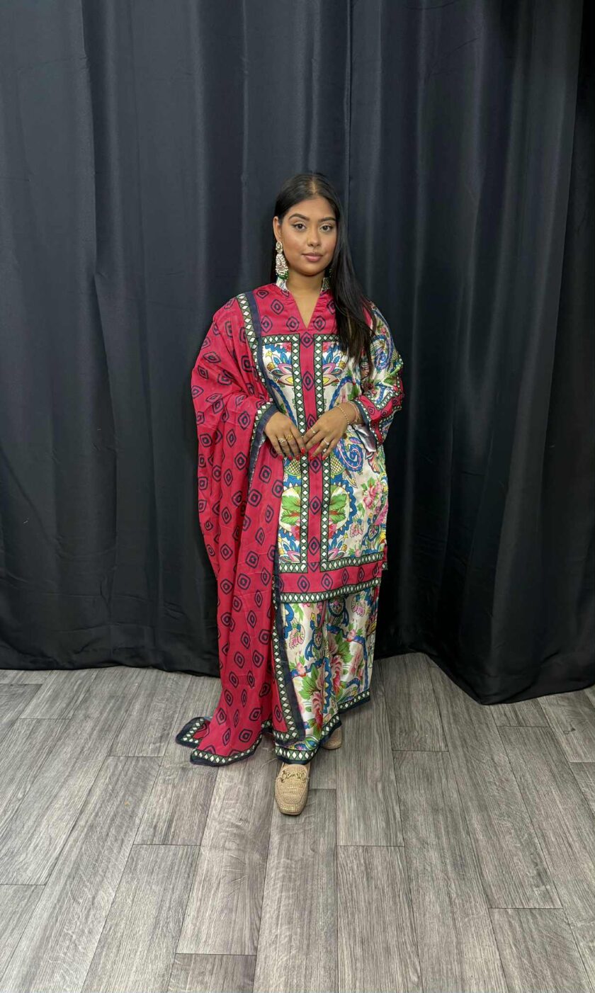 Driedelige silk suit 0042