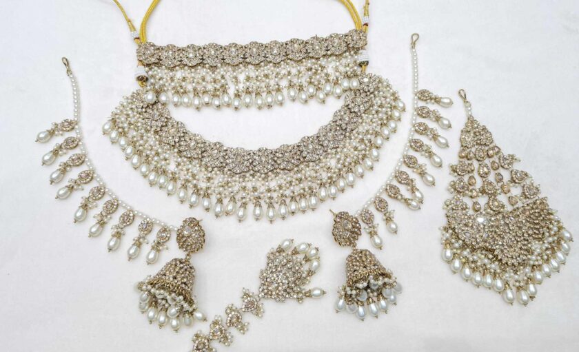 Bridal jewellery goud met wit