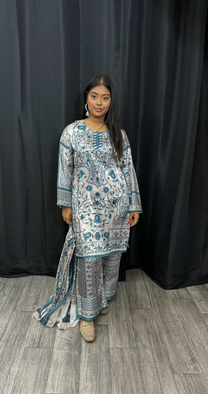 Driedelige silk suit 0040 - Afbeelding 4