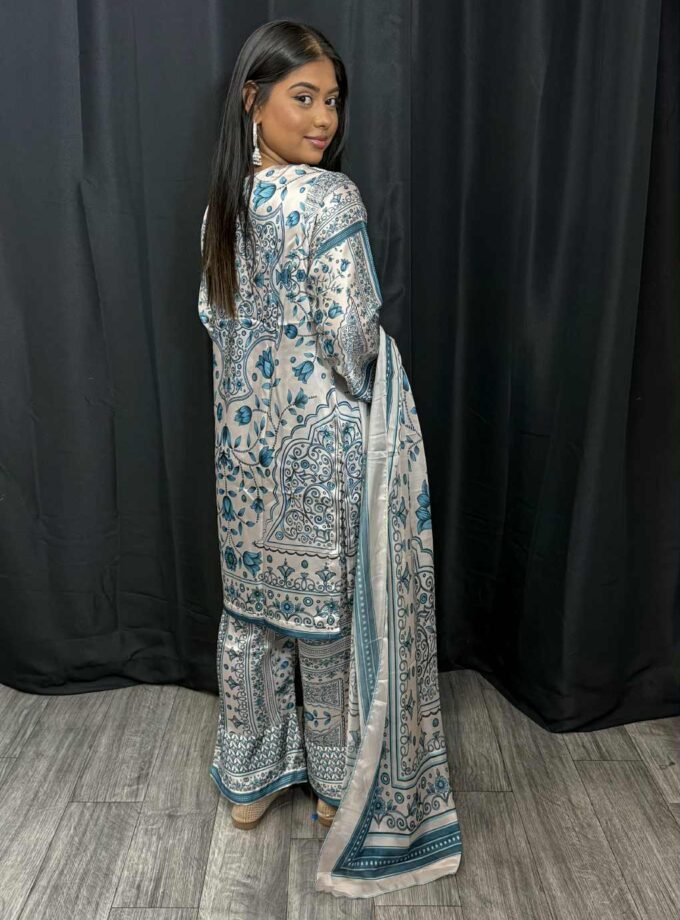 Driedelige silk suit 0040