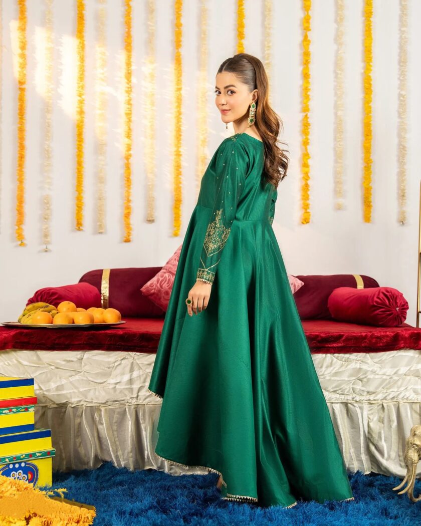 Shaposh katoenen suit jurkmodel zonder dupatta - Afbeelding 3