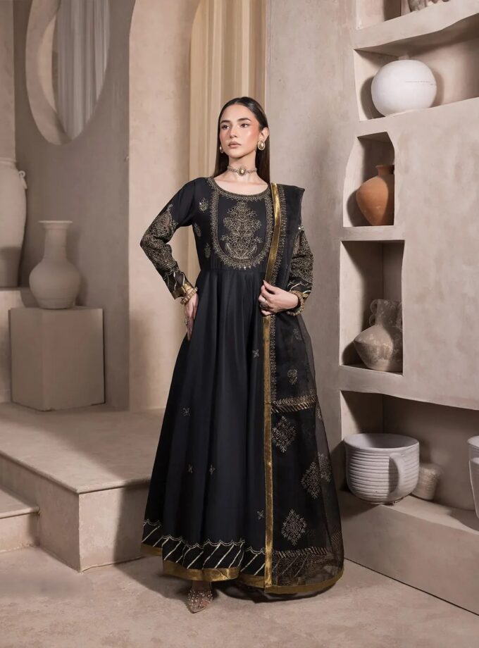 Shaposh katoenen maxi zwart - Extra Large