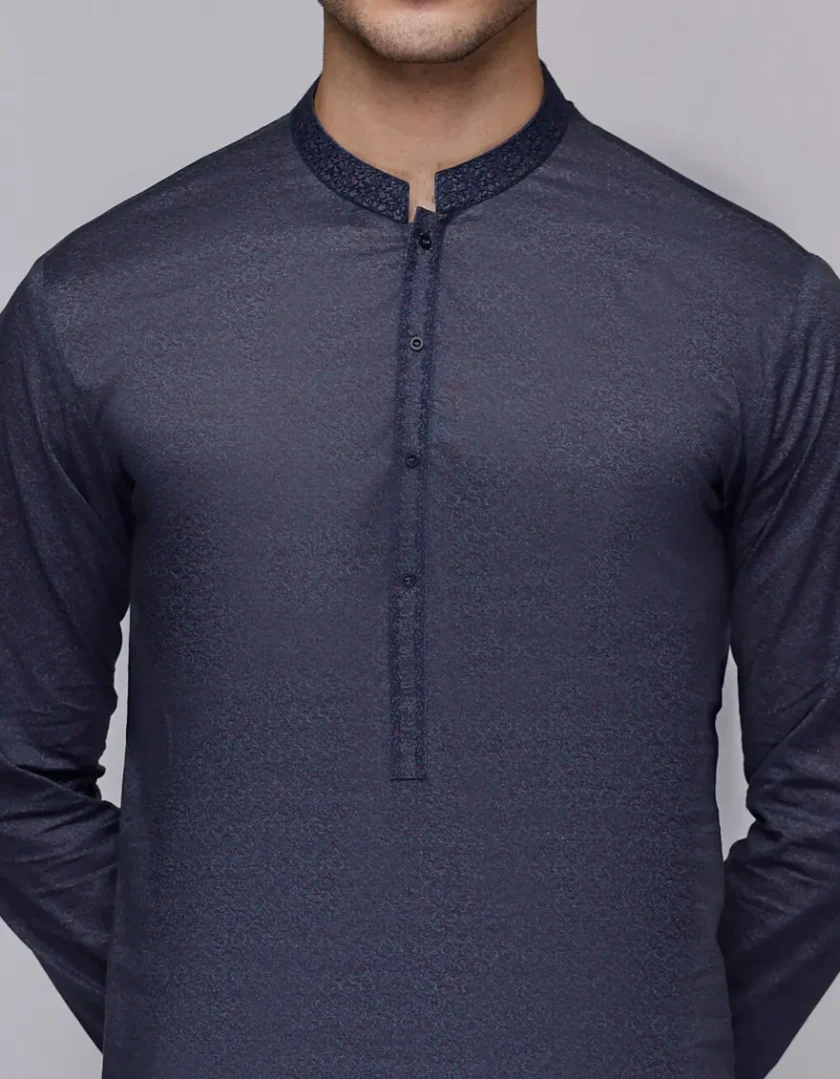 Junaid Jamshed katoenen kurta 11308 - Afbeelding 3