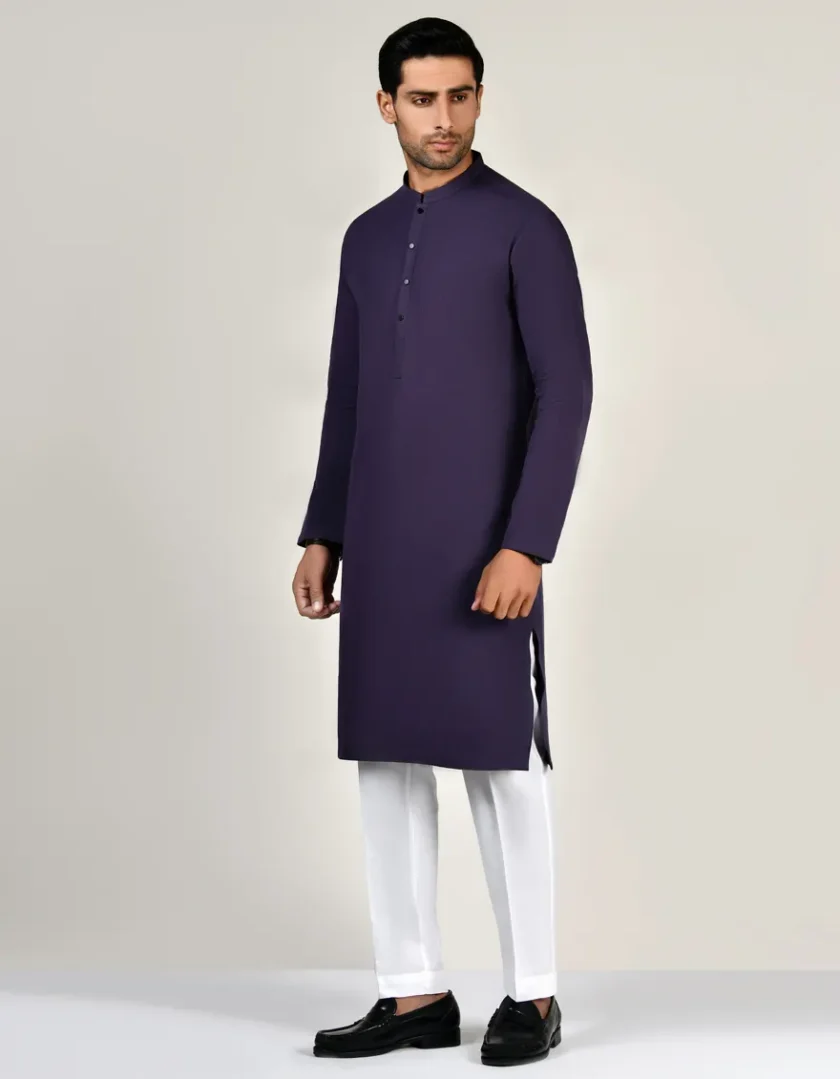 Junaid Jamshed katoenen kurta 11303 - Afbeelding 3