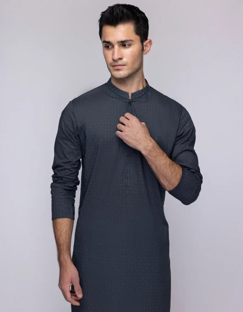 Juniad Jamshed katoenen kurta