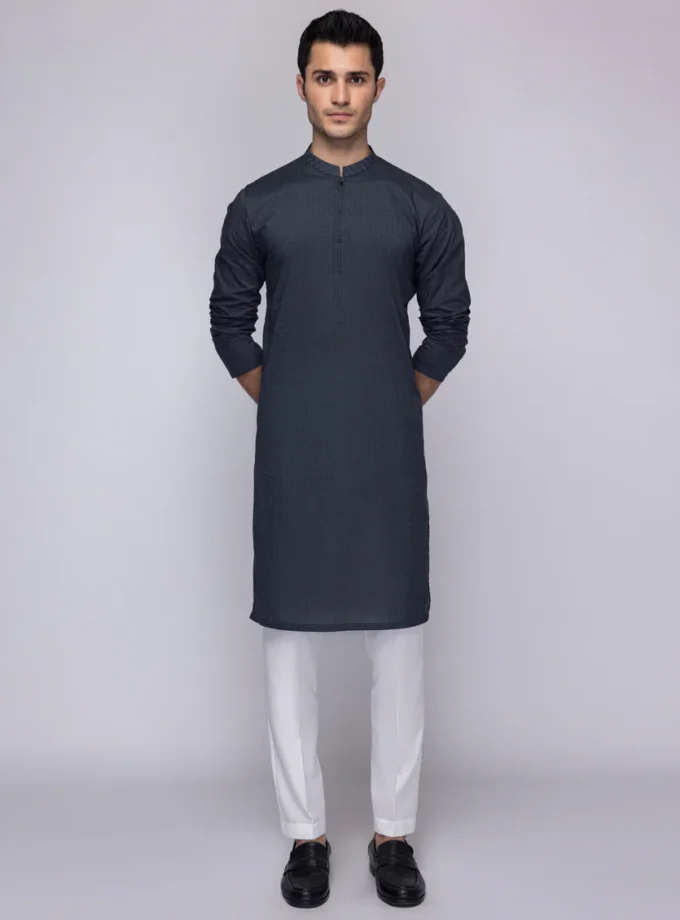 Juniad Jamshed katoenen kurta