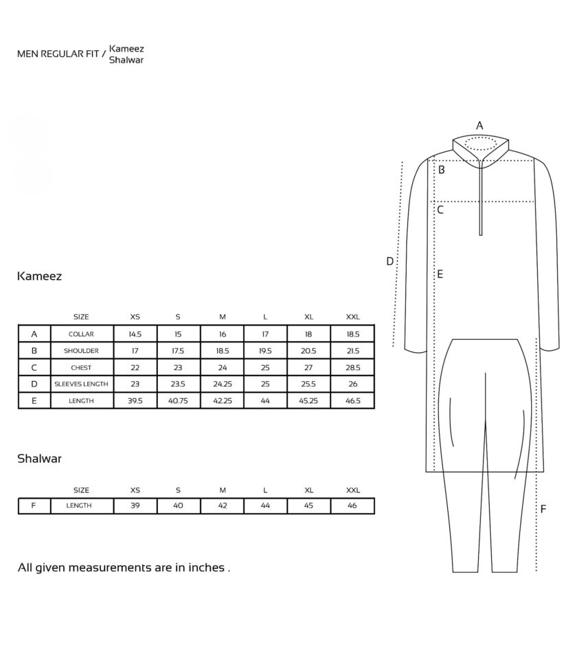 Shalwaar kameez wash and wear donkergroen - Afbeelding 4