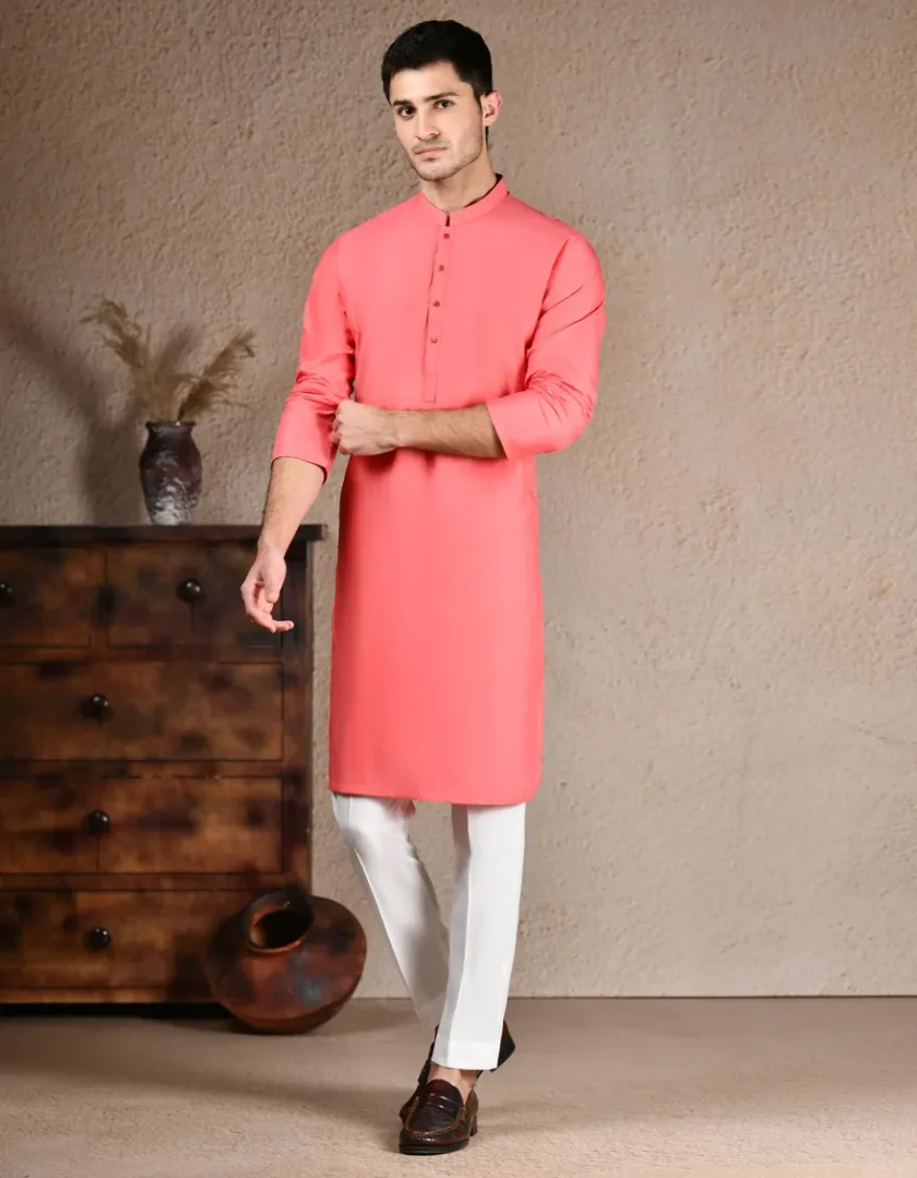 Junaid Jamshed katoenen kurta 11267 - Afbeelding 3