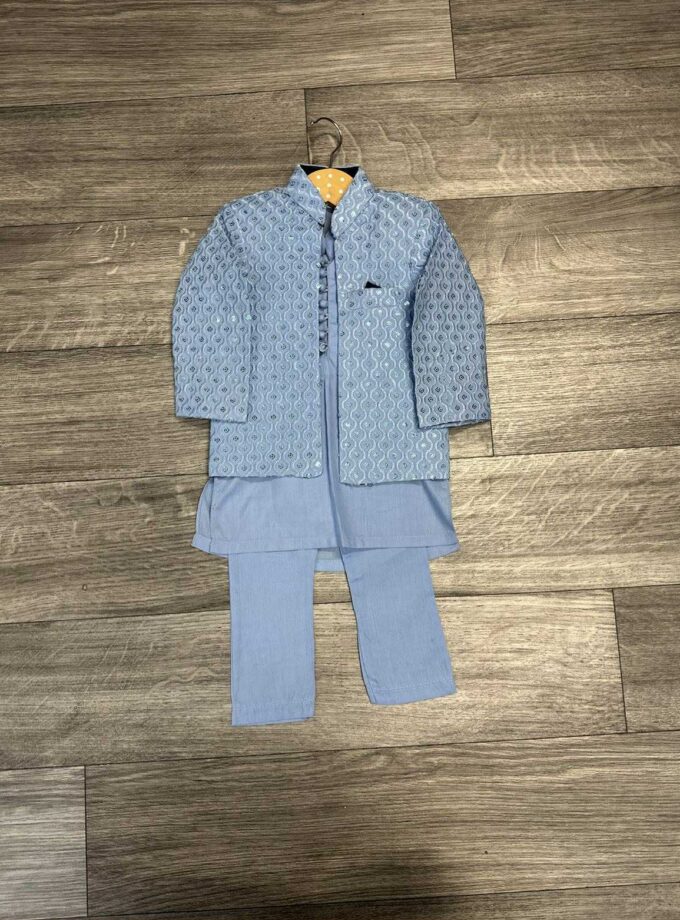 Katoenen shalwaar kameez met coat artikelnummer 11865 maat 86/92 98/104 maat 116
