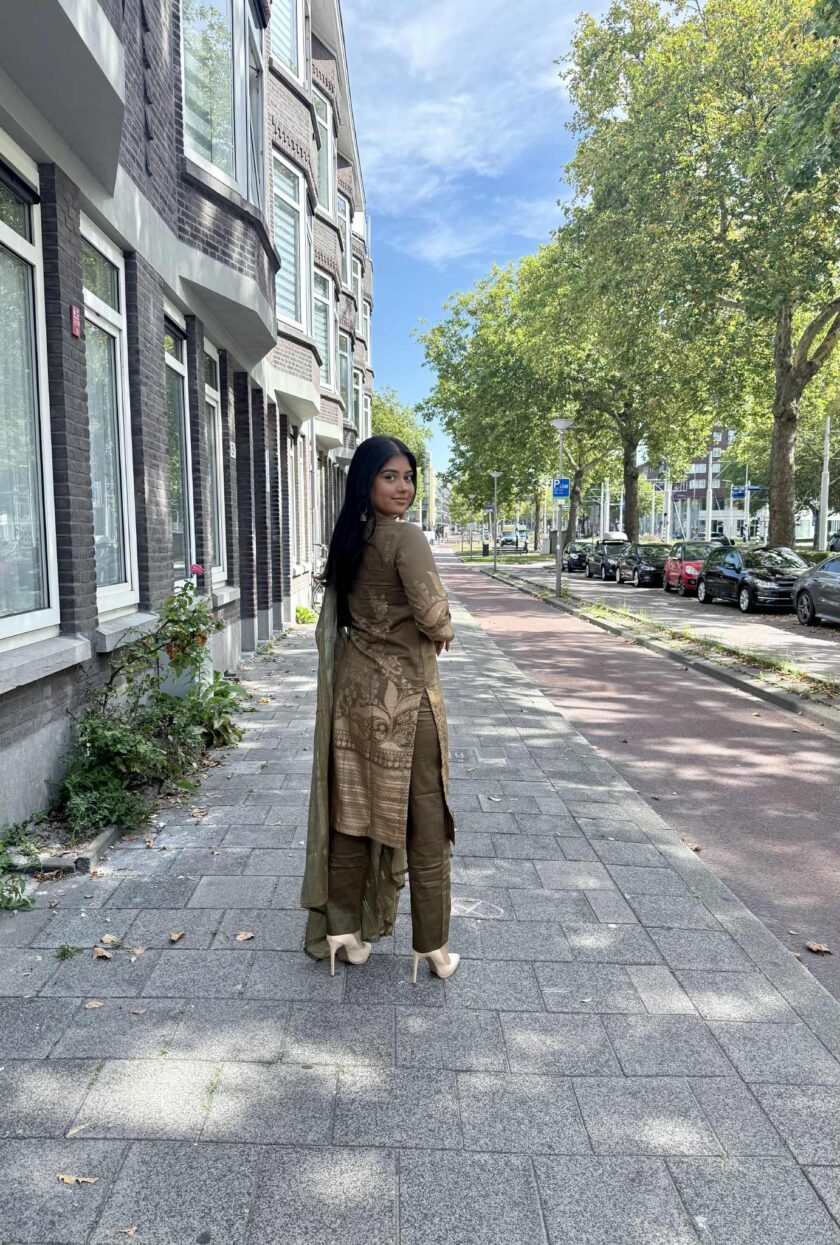 Jacquard dyed lawn suit 02328 - Afbeelding 2