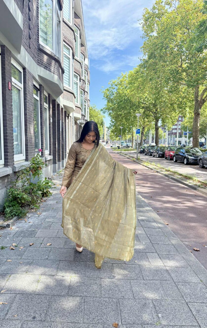Jacquard dyed lawn suit 02328 - Afbeelding 3