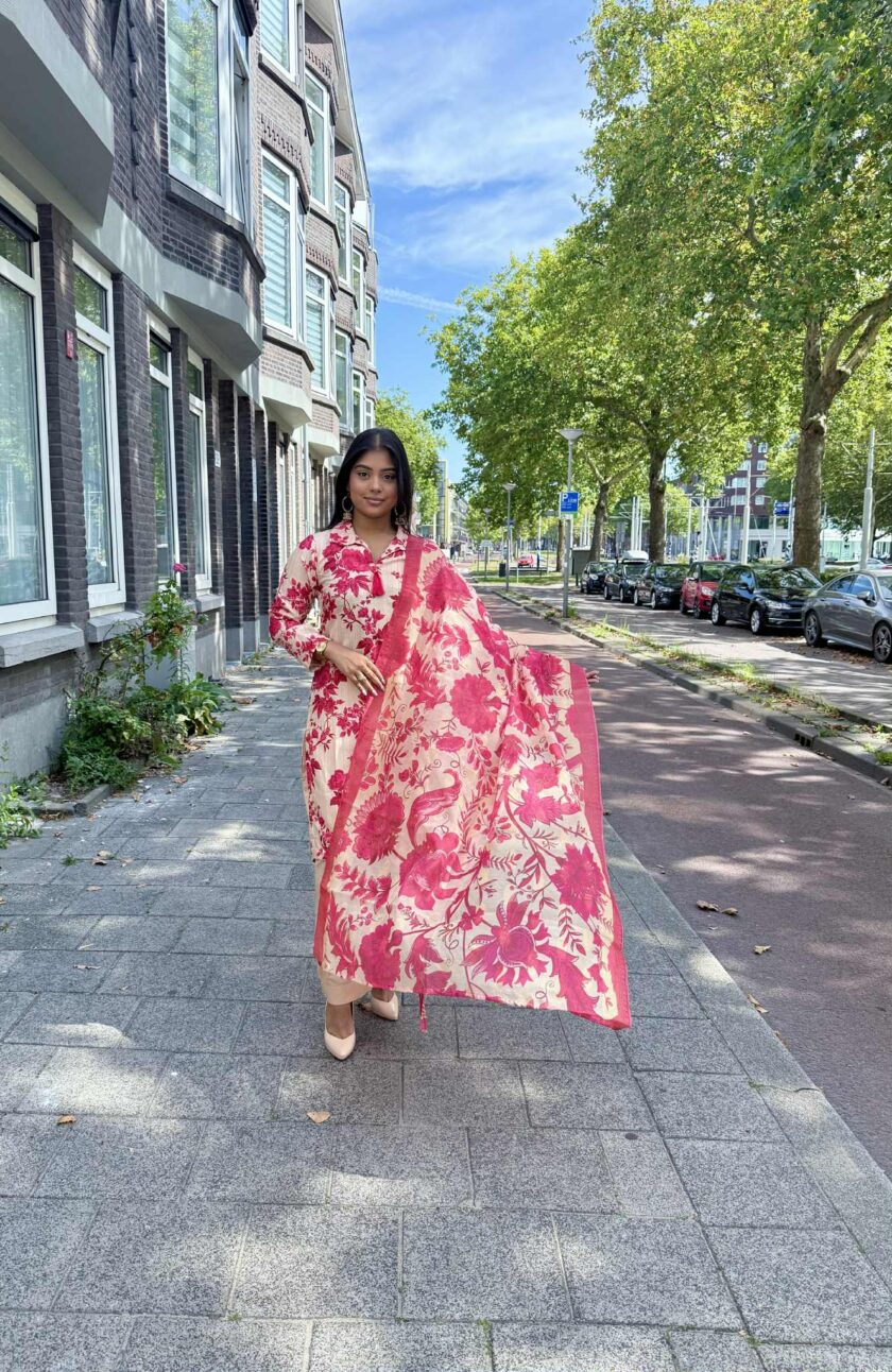 Jacquard dyed lawn suit 02330 - Afbeelding 4