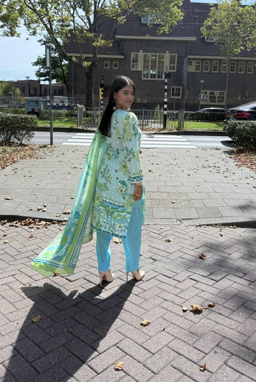 Jacquard dyed lawn suit 02331 - Afbeelding 2