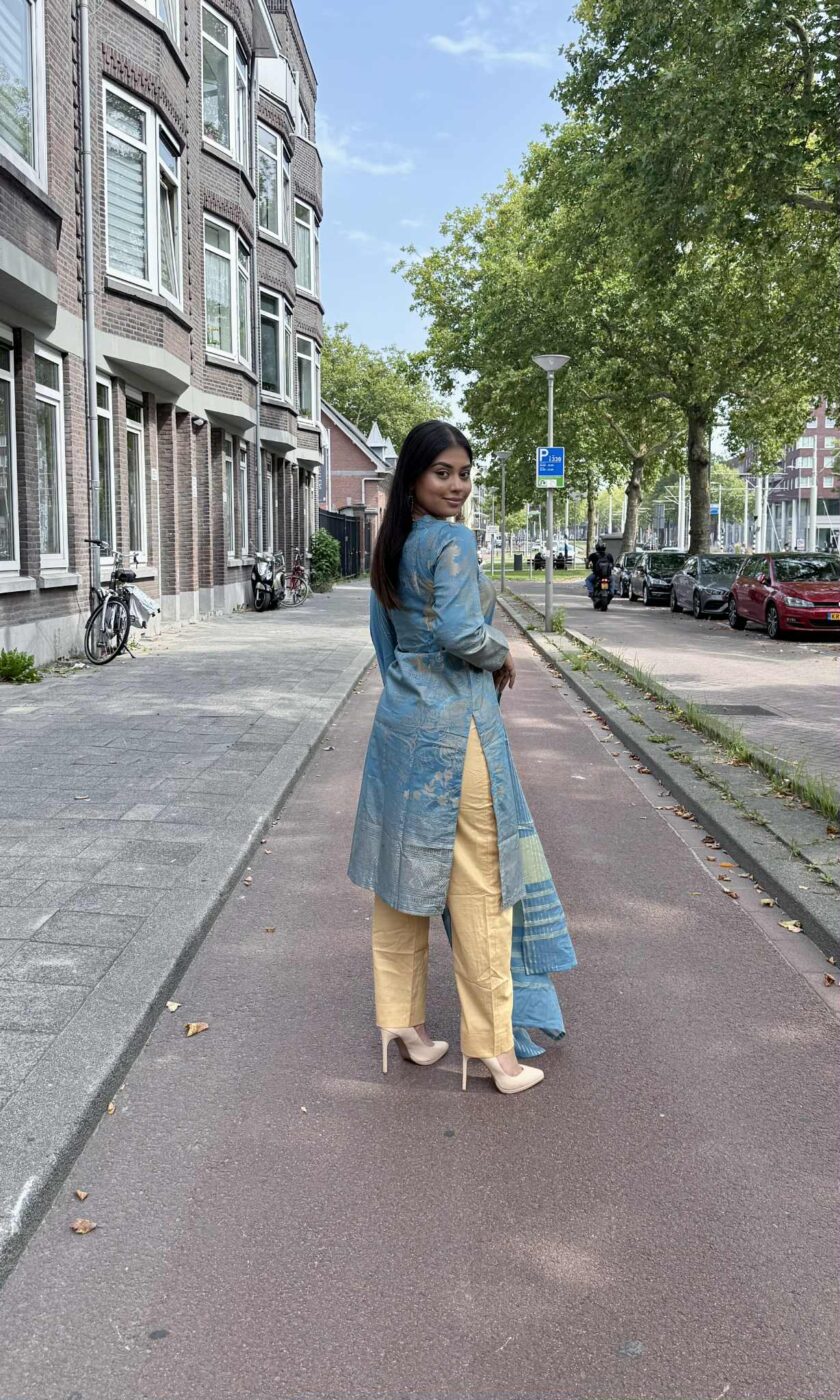 Jacquard stijl driedelig suit artikel 12206 - Afbeelding 2