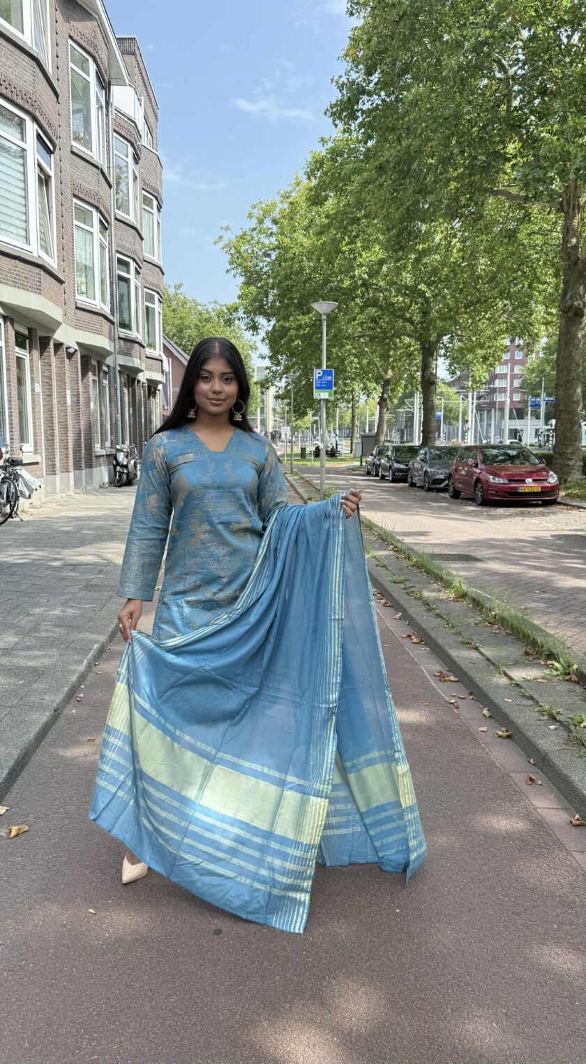 Jacquard stijl driedelig suit artikel 12206 - Afbeelding 6