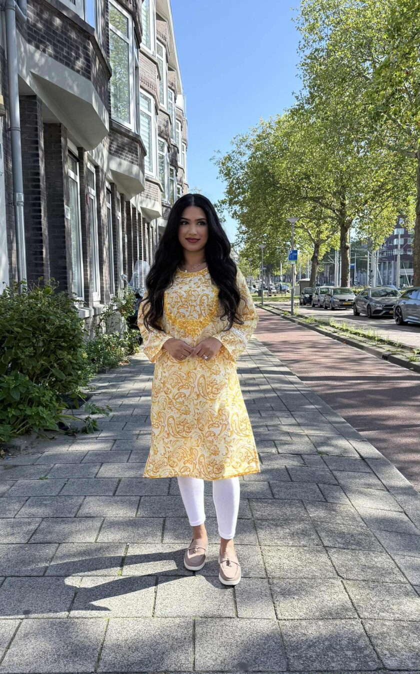 Georgette kurta artikel 12254 - Afbeelding 3